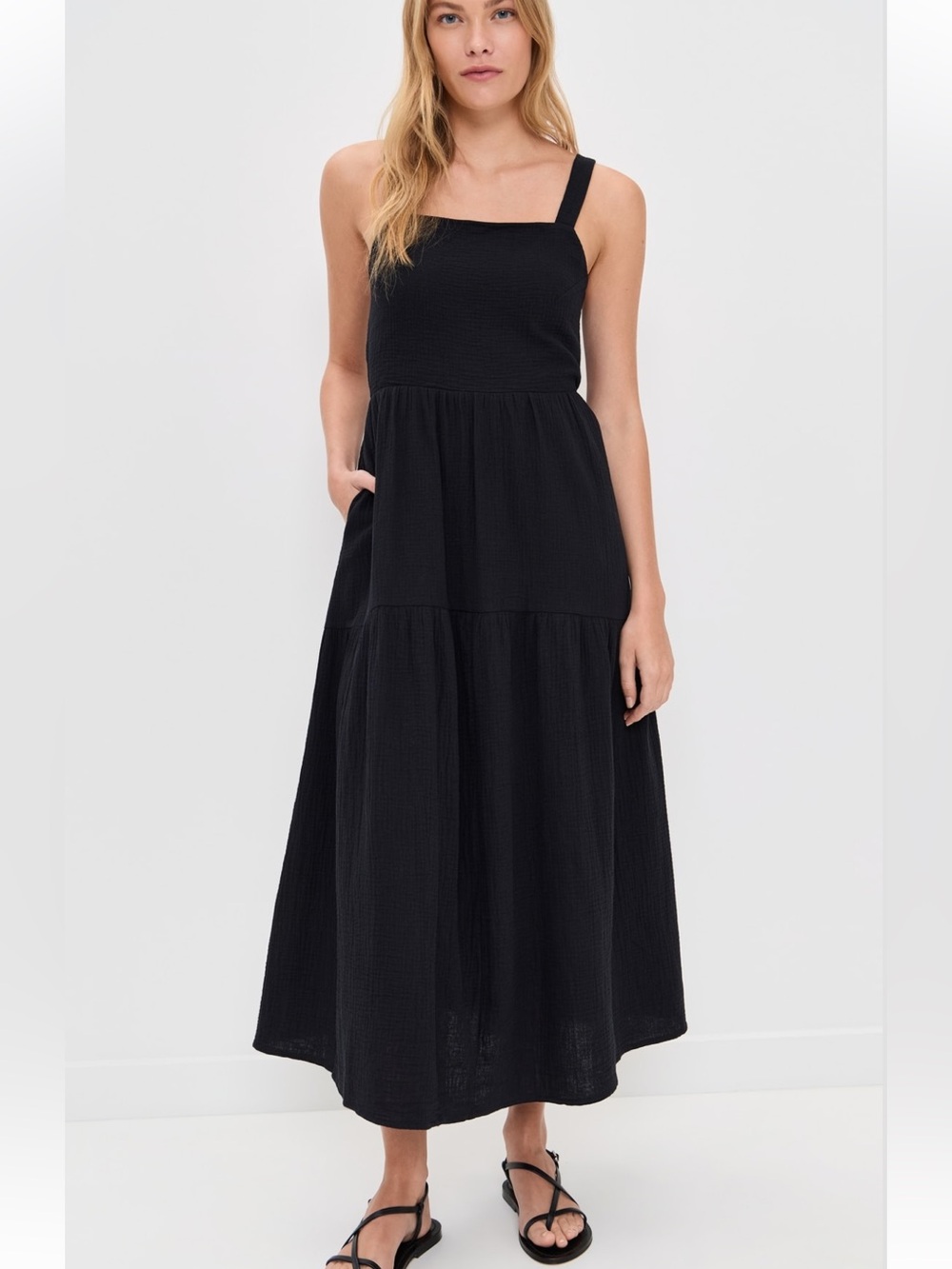Favorite Daughter Women's The Go to Dress Midi Size M NWT $168 summer vacation